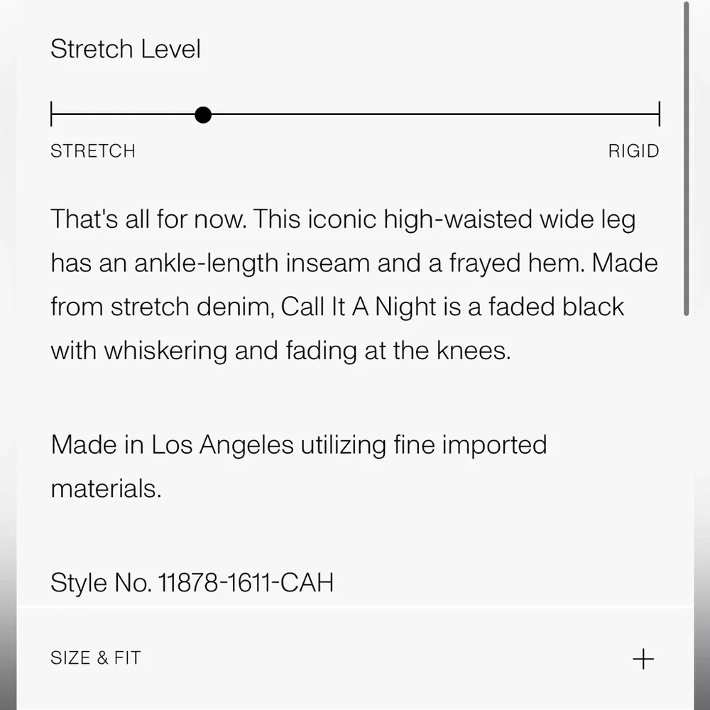 MOTHER The Hustler Roller High-Rise Wide-Leg Ankle Jeans in Call It A Night - Picture 13 of 13